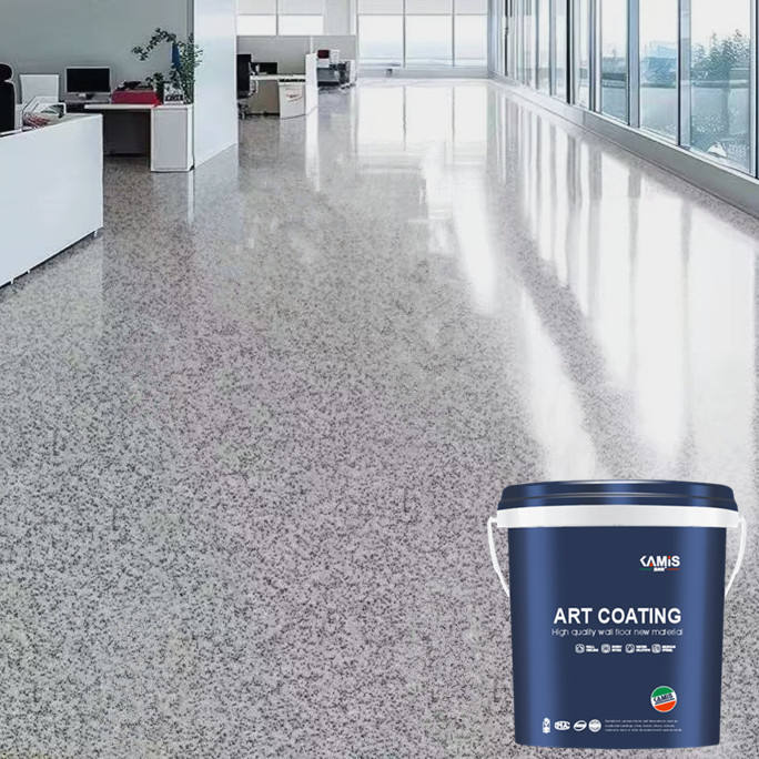 Epoxy Colored Sand Floor Paint Imitatio
