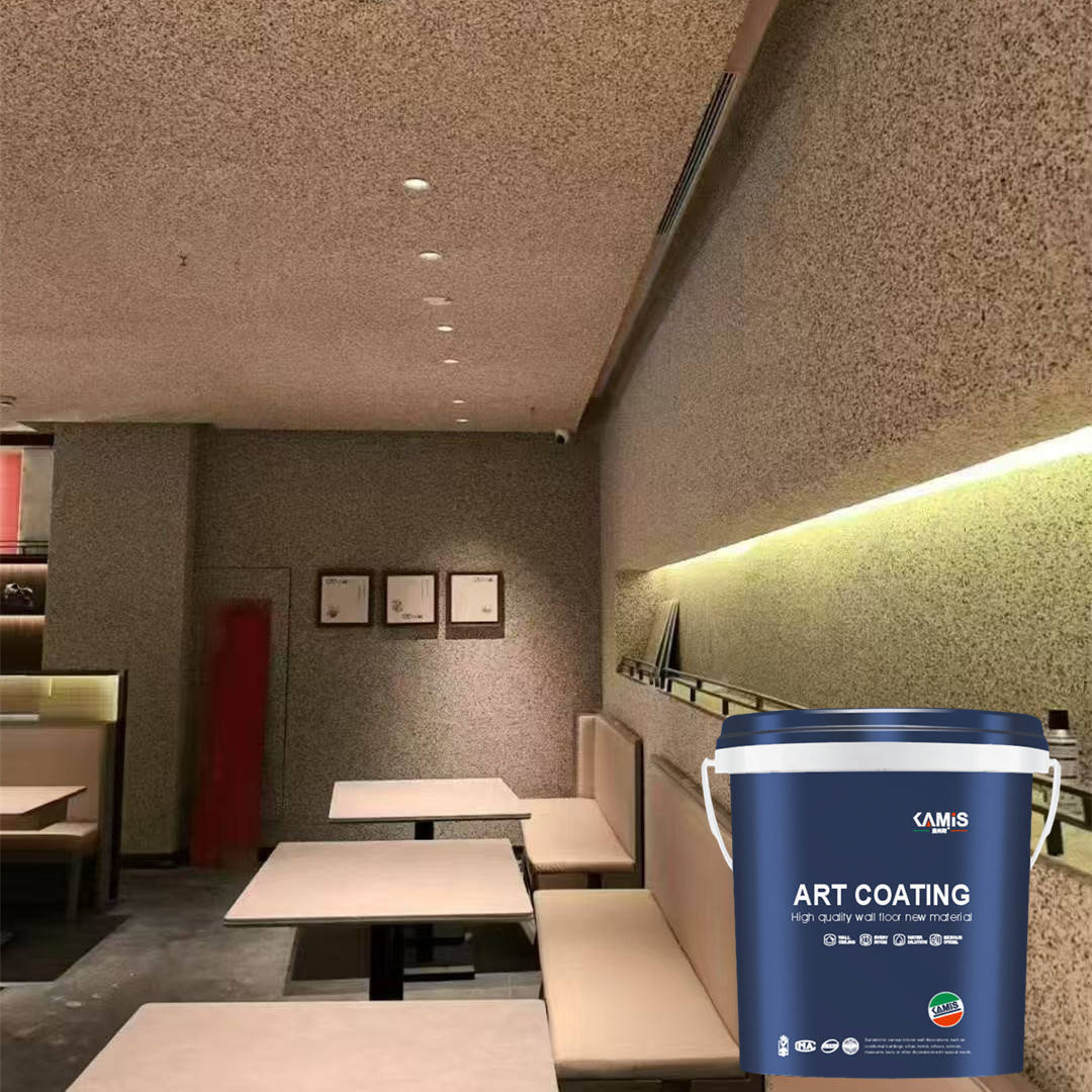 Outdoor Resin Washed Stone Floor Paint Wall Ground Courtyard Can Be Construction